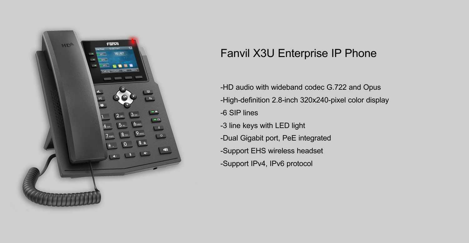 Fanvil X3U Features
