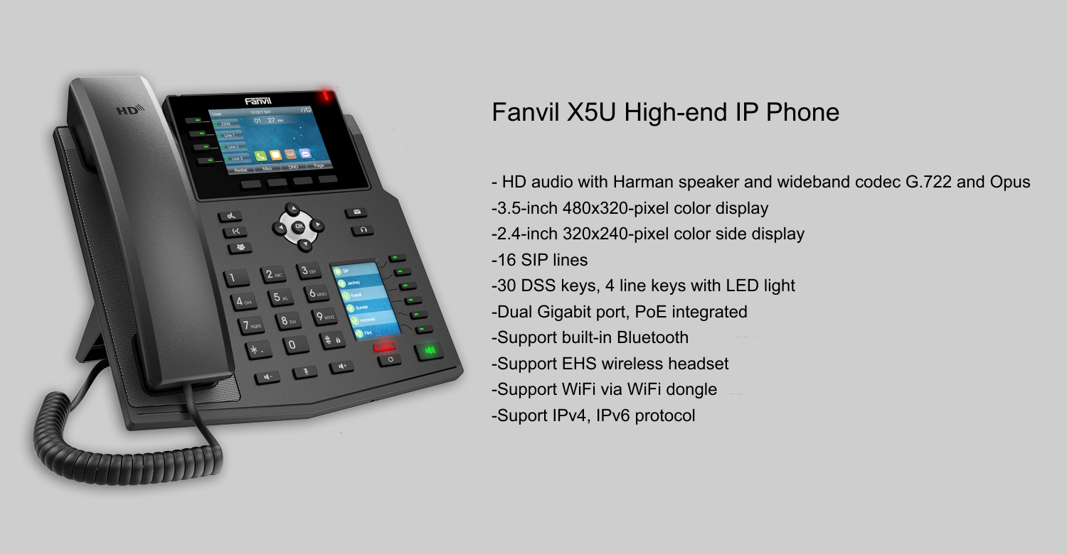Fanvil X5U High-end IP phone