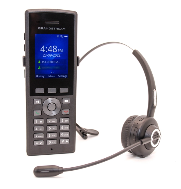 Grandstream WP825 cordless with bluetooth headset