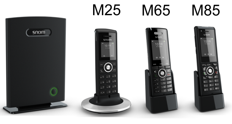snom M700 compatible cordless IP phone models