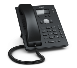Snom D120 IP desk phone - entry level front left view
