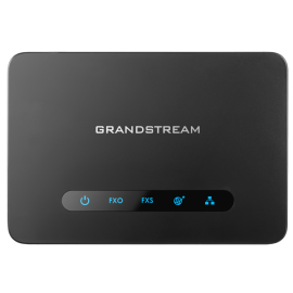GrandStream HT812 phone ata adapter sip voip top view