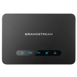 GrandStream HT813 analog telephone line adapter top view