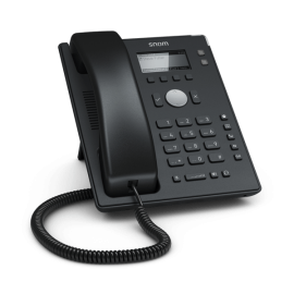 Snom D120 IP desk phone - entry level front left view