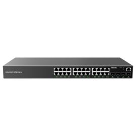 Grandstream GWN7803 24 port Managed Network Switch front top view